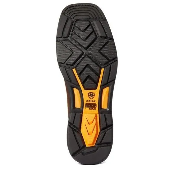 Ariat Men's WorkHog XT Cottonwood Soft Toe Work Boots - U-Turn Entry, ATS Max, Energy Max Insole, 90° Heel