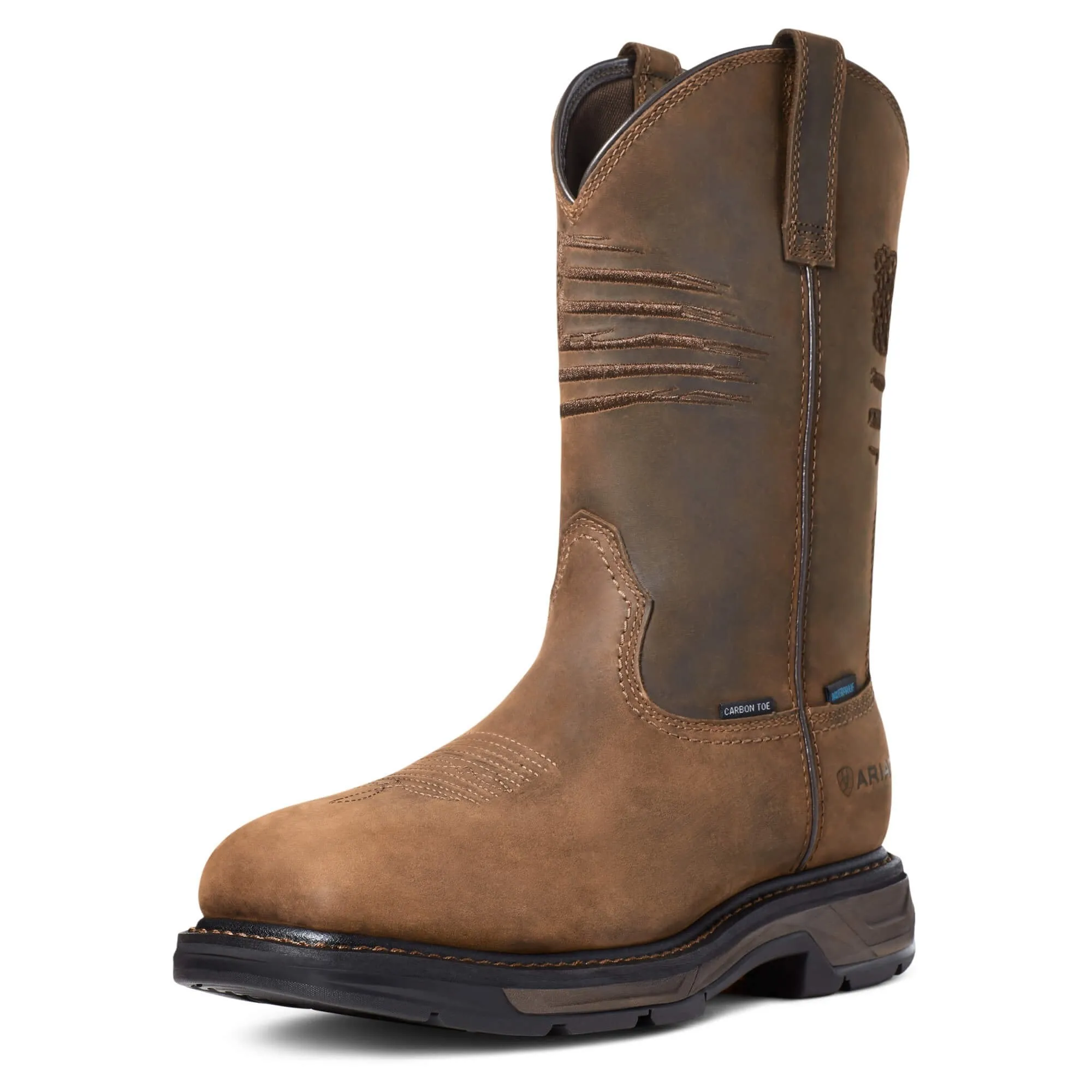 Ariat Men's Workhog XT Patriot Waterproof Carbon Toe Work Boot