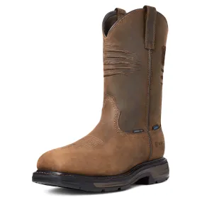 Ariat Men's Workhog XT Patriot Waterproof Carbon Toe Work Boot