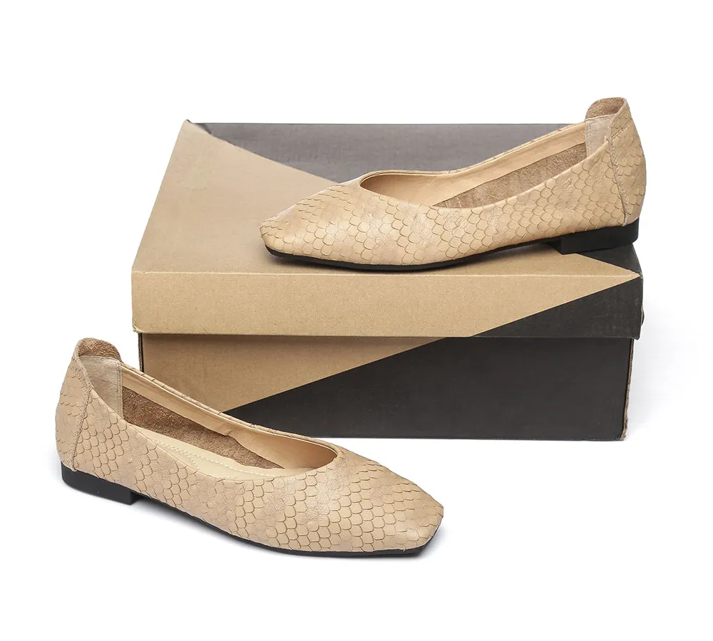 AUSTRALIAN SHEPHERD® Womens Serena Leather Flats