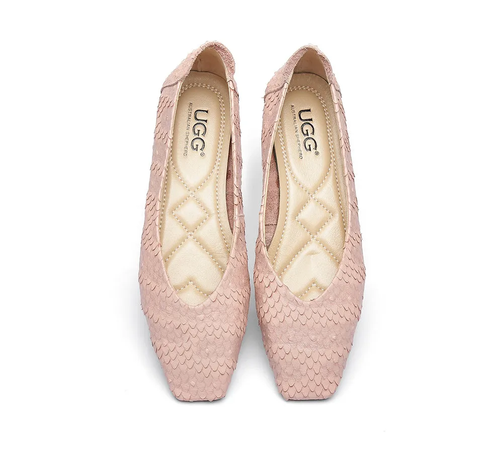 AUSTRALIAN SHEPHERD® Womens Serena Leather Flats