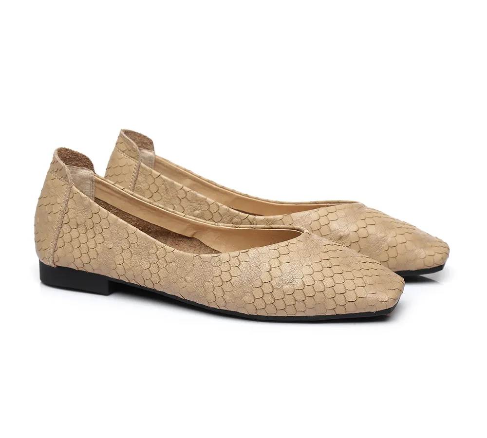 AUSTRALIAN SHEPHERD® Womens Serena Leather Flats