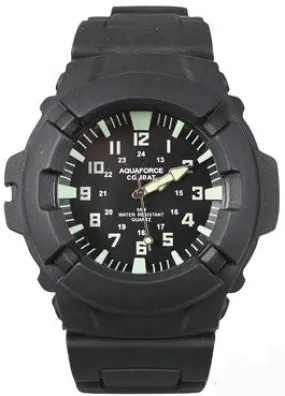 Black - Aquaforce Military Combat Watch