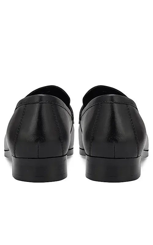 Black Signato Leather Loafers