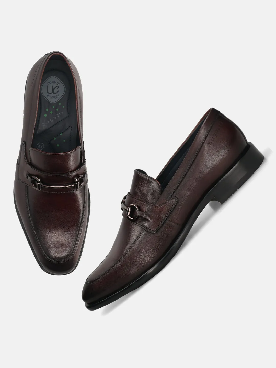 bugatti Bordo Premium Leather Slip-ons Formal
