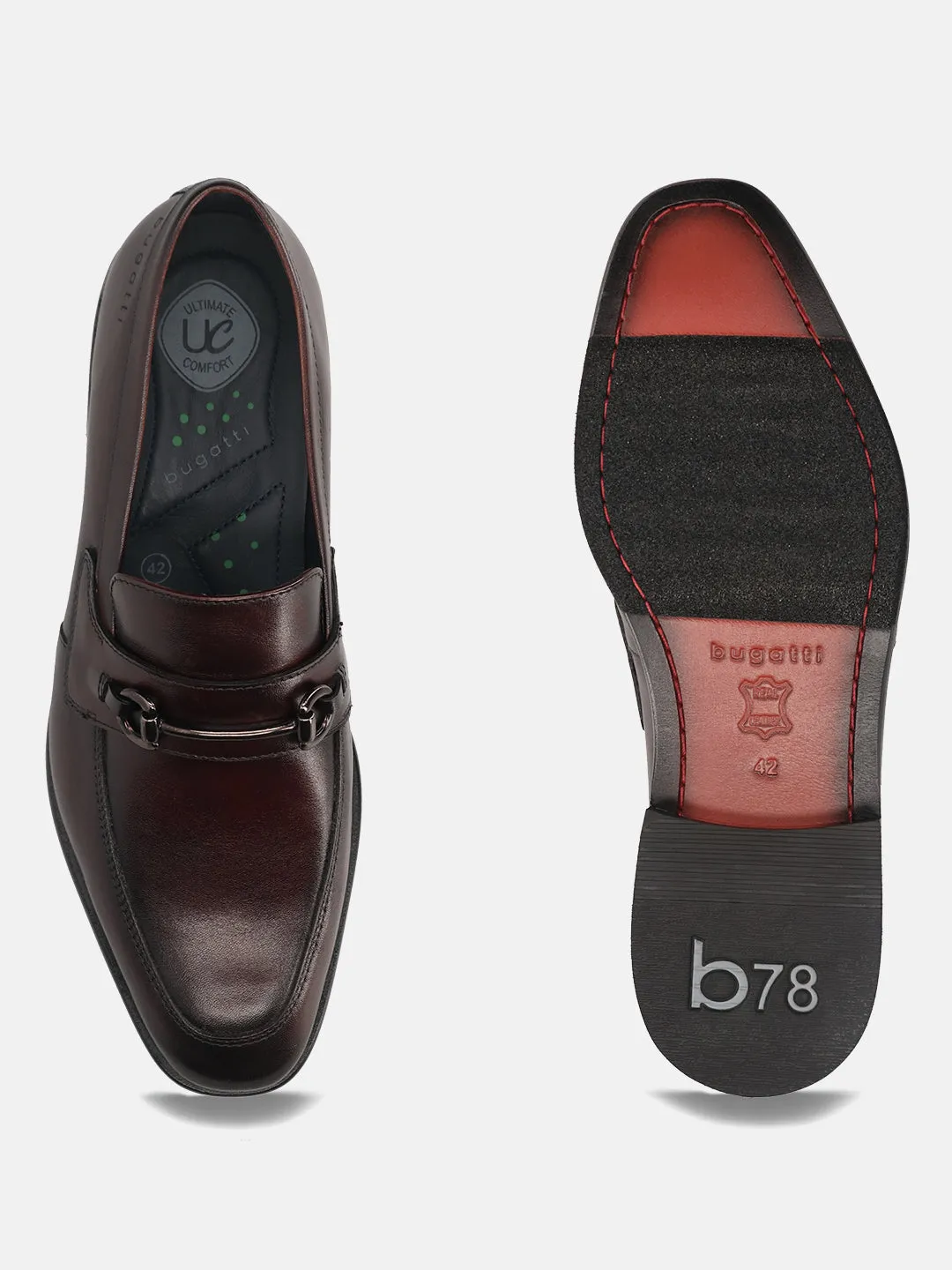 bugatti Bordo Premium Leather Slip-ons Formal