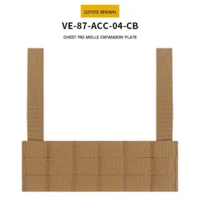 Chest Rig Molle Expansion panel - Coyote