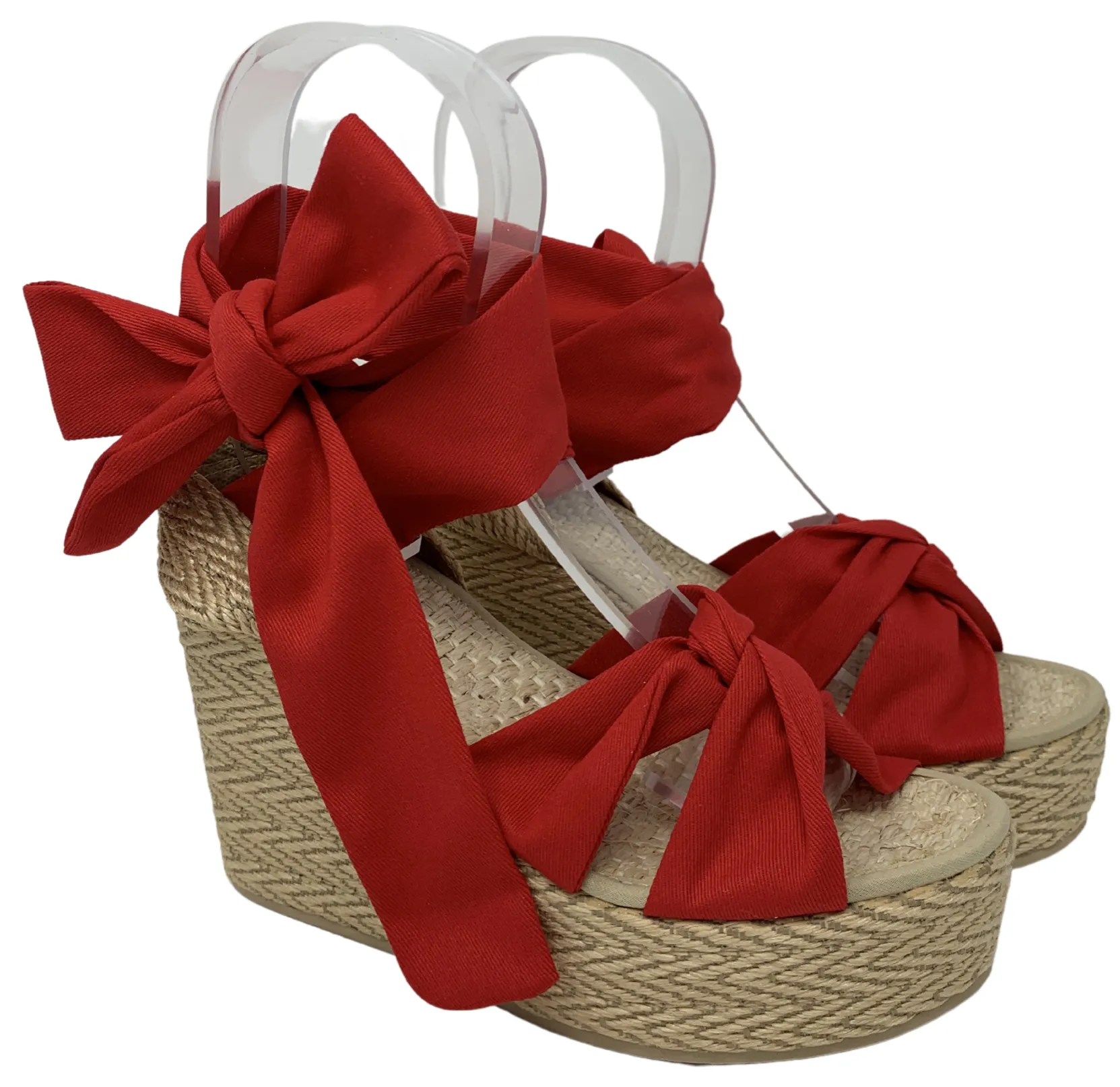 Coral Treasure High Wedges Espadrilles