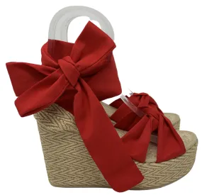 Coral Treasure High Wedges Espadrilles
