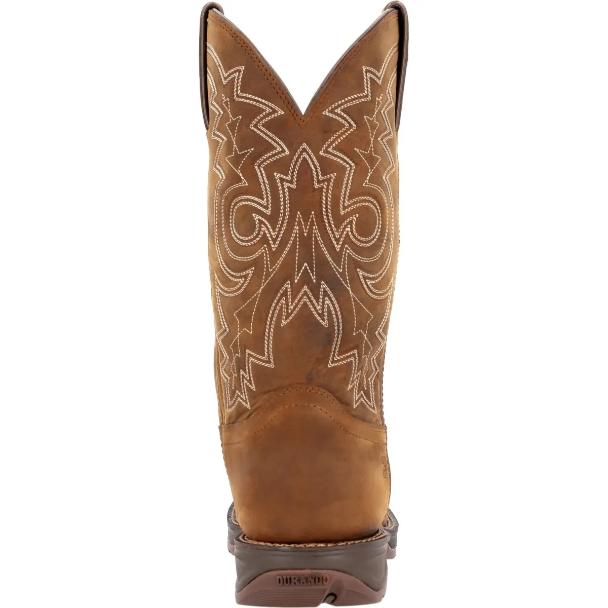 Durango Rebel Work Men's Steel Toe Waterproof Western Boots Ddb0389 In Saddle Brown