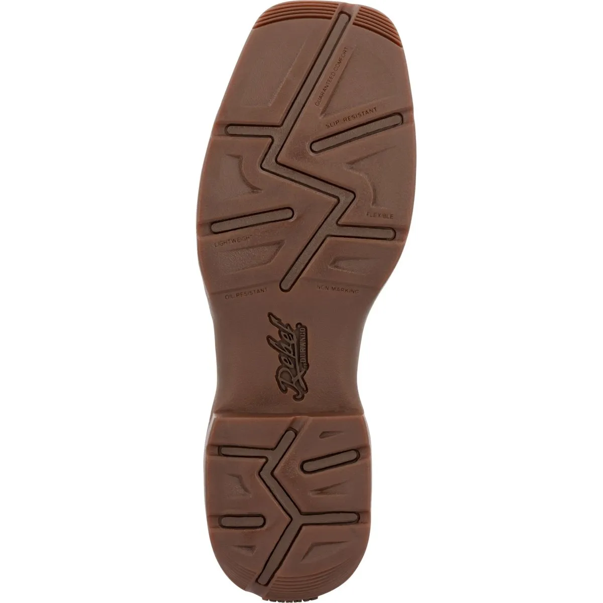 Durango Rebel Work Men's Steel Toe Waterproof Western Boots Ddb0389 In Saddle Brown