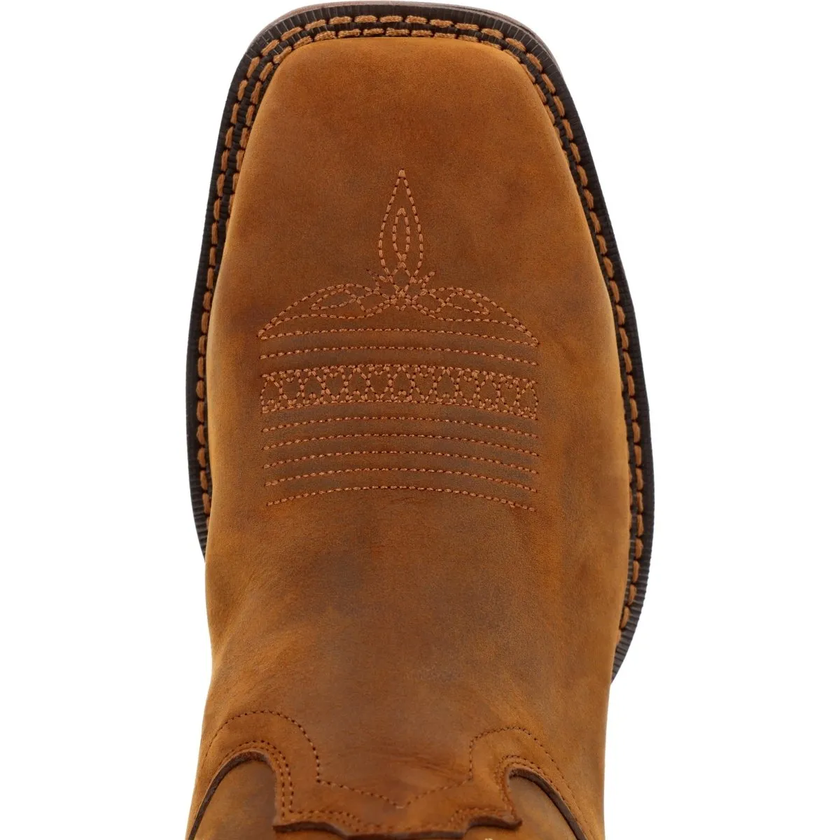 Durango Rebel Work Men's Steel Toe Waterproof Western Boots Ddb0389 In Saddle Brown
