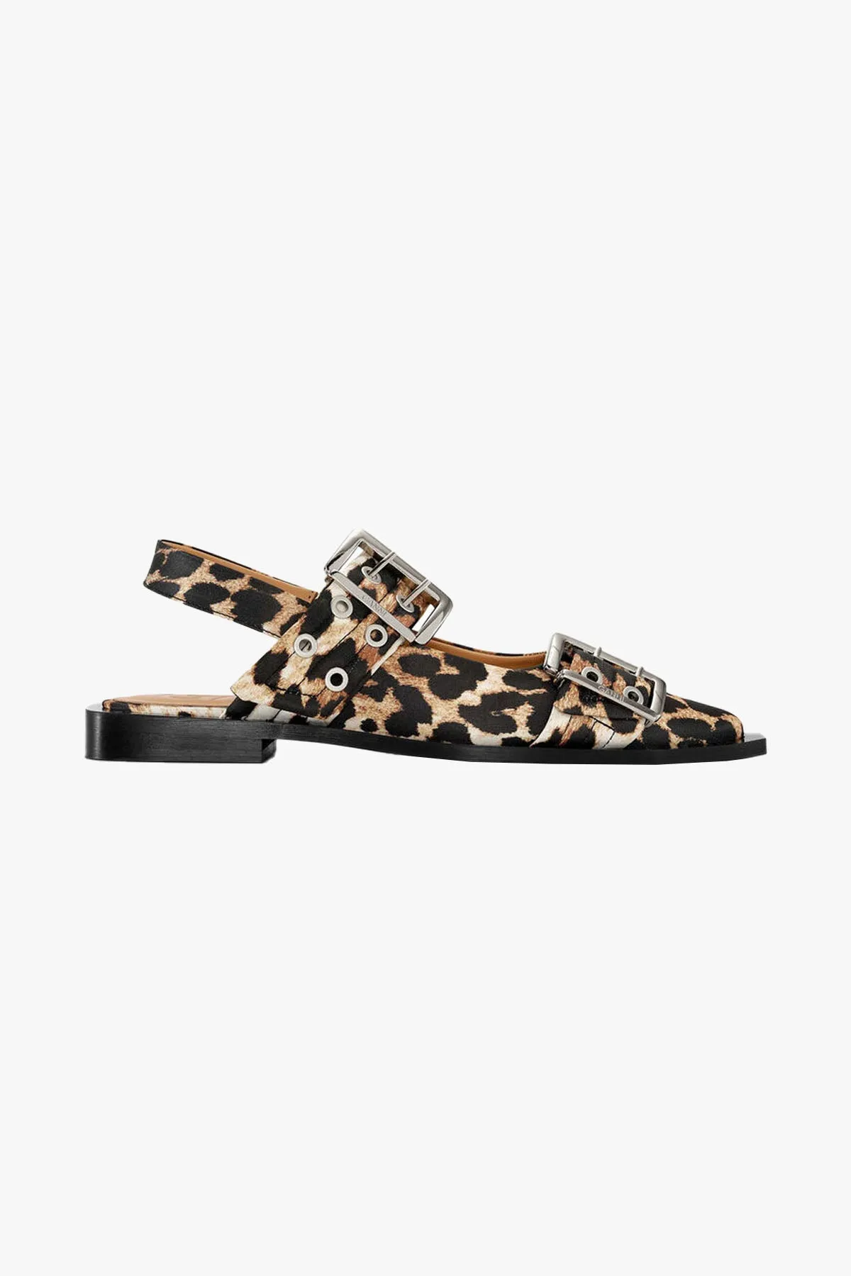 Feminine Buckle Ballerina Print