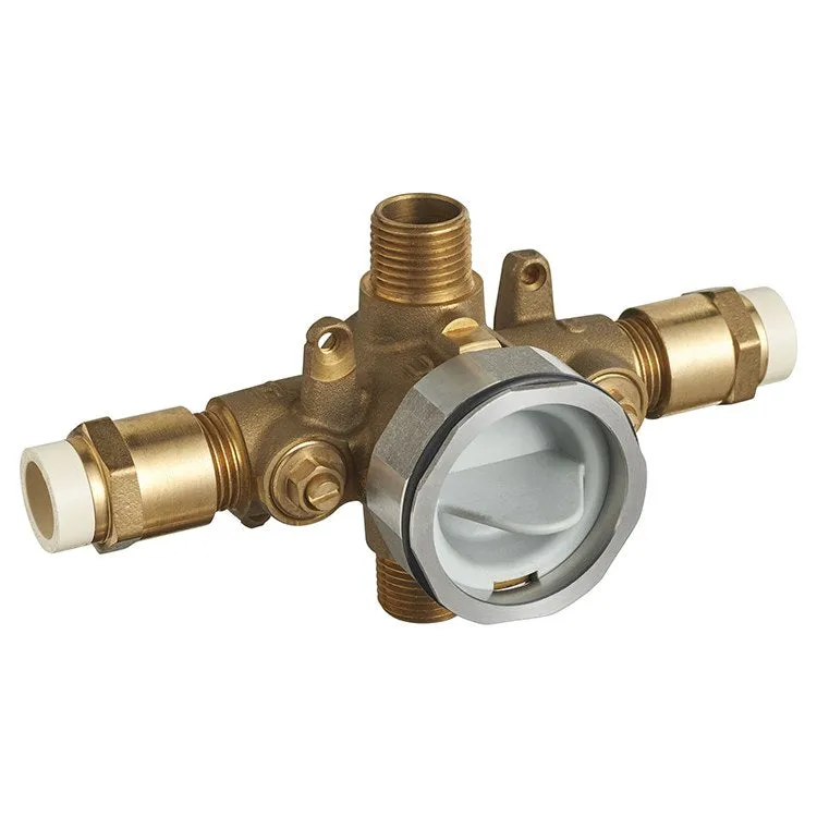 Flash Shower Rough-In Valve with CPVC Inlets and Universal Outlets and Screwdriver Stops