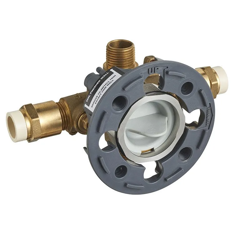 Flash Shower Rough-In Valve with CPVC Inlets and Universal Outlets and Screwdriver Stops