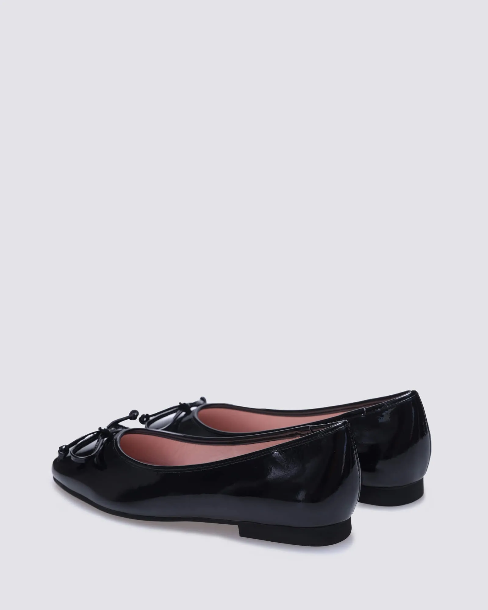 GILLOT BALLET FLATS BLACK PATENT LEATHER
