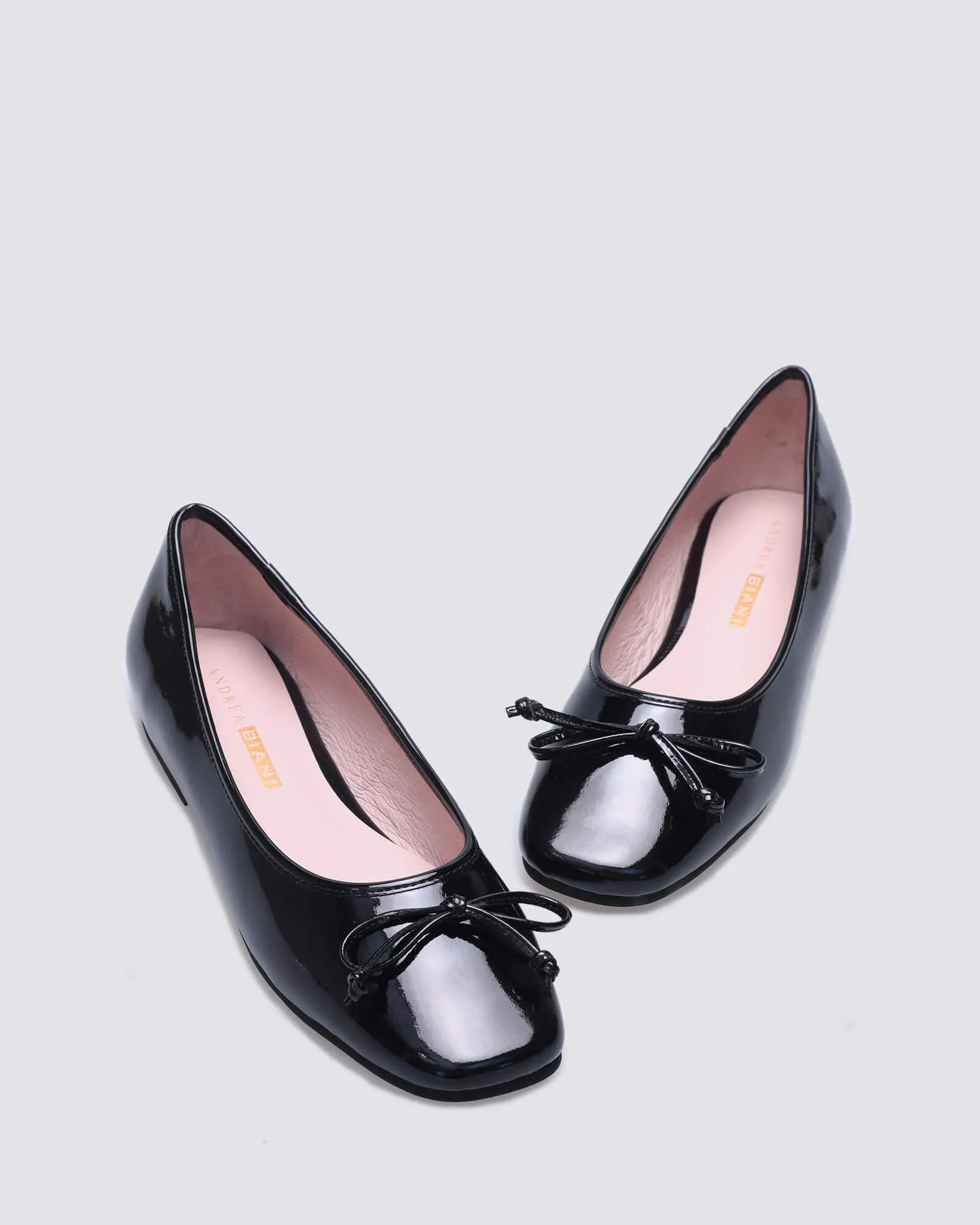 GILLOT BALLET FLATS BLACK PATENT LEATHER