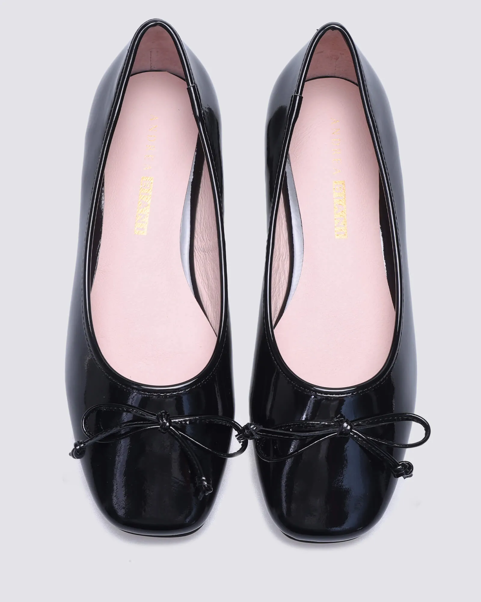 GILLOT BALLET FLATS BLACK PATENT LEATHER