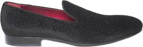 Giovanni Conti 3405-15 Italian Black Loafers w/Decorations