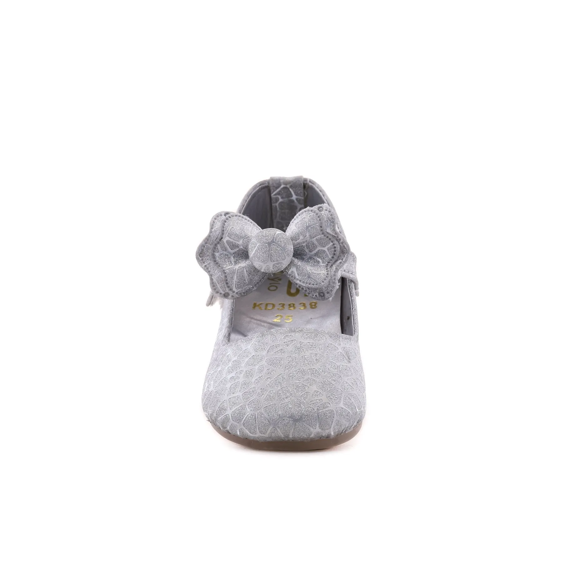Girls Silver Fancy Pumps KD3838