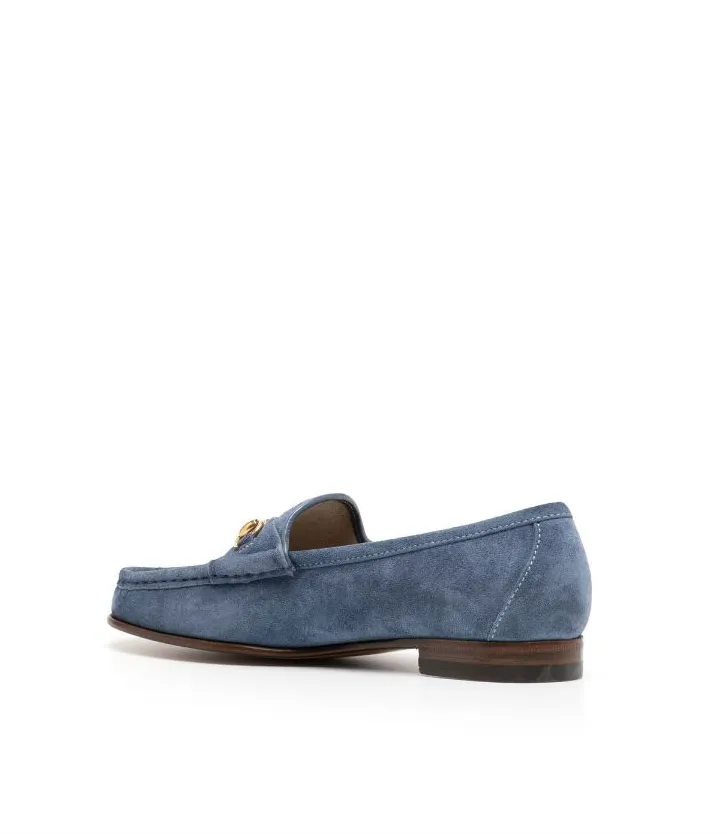 Gucci Light blue suede anniversary 1953 loafers