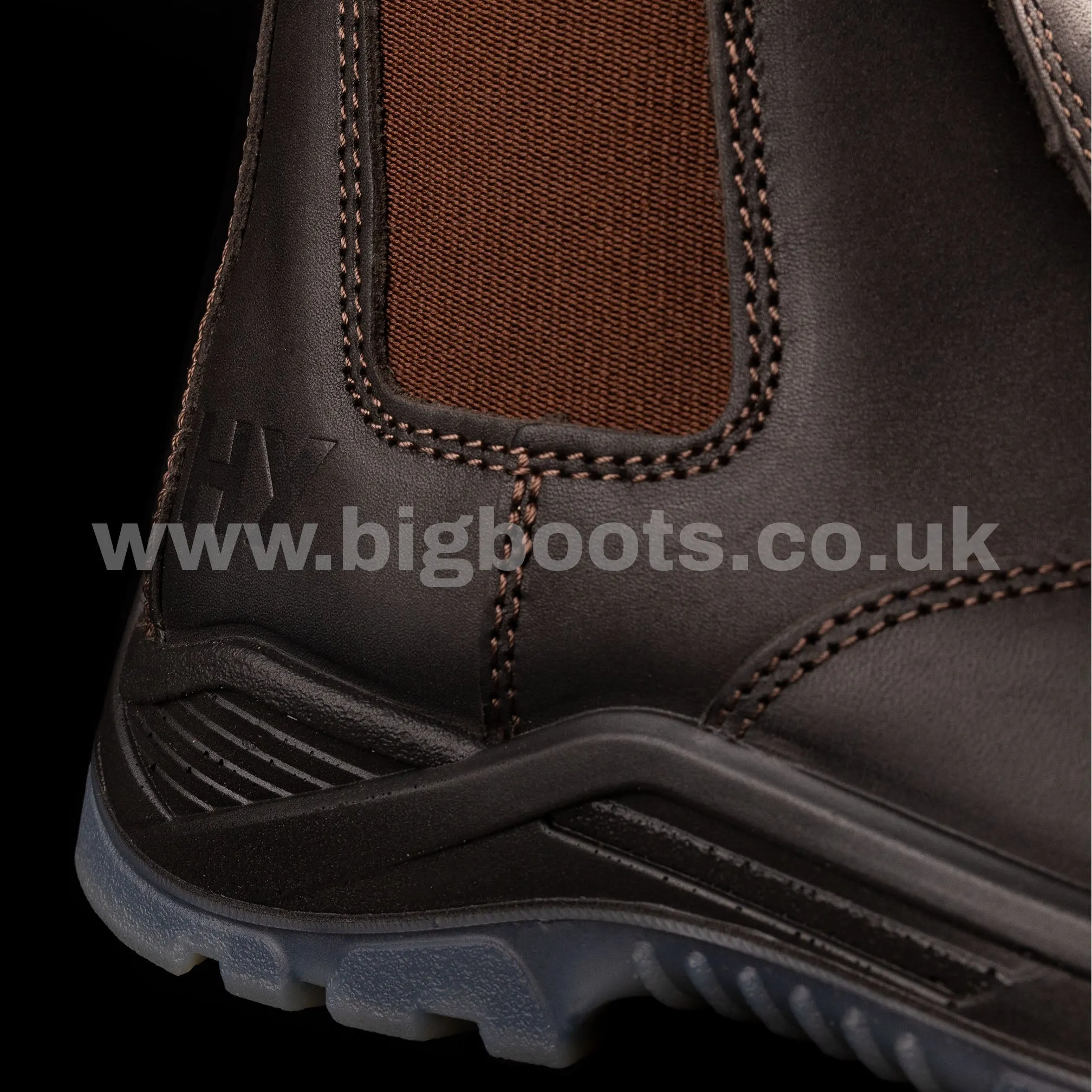 Hard Yakka Women's BANJO elastic sided Safety Boots - Brown
