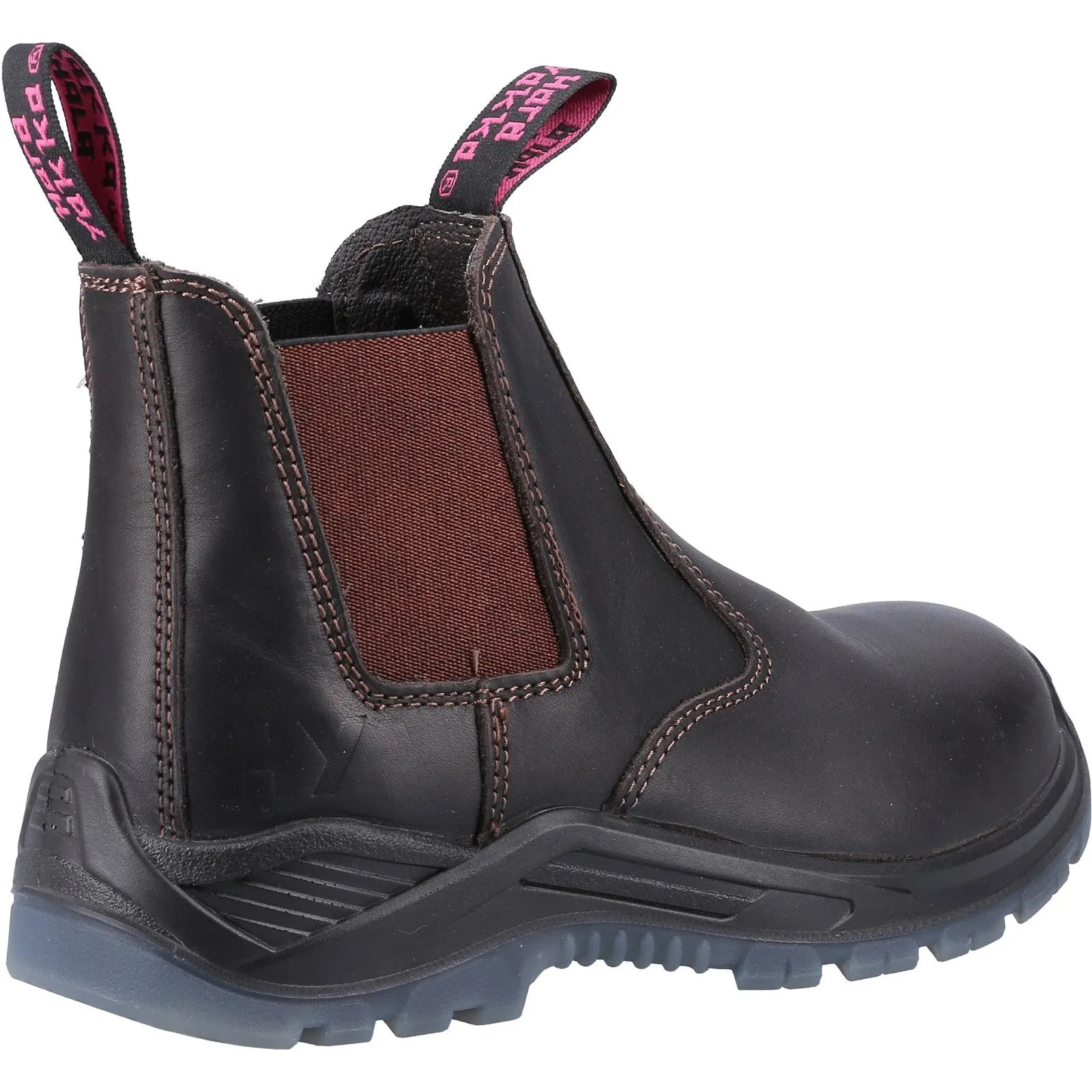 Hard Yakka Women's BANJO elastic sided Safety Boots - Brown