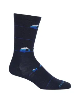 Icebreaker Lifestyle UL Backcountry Camp Mens Crew Sock