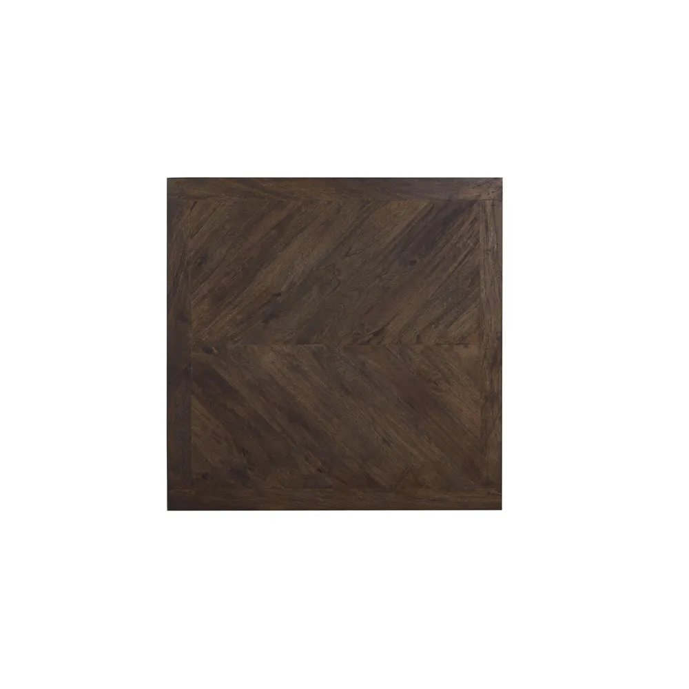 Light & Living Chisa Dining Table with Brown Wooden Top