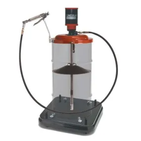 Lincoln Lubrication Heavy Duty PMV Grease Pump with Caster Base for 50:1 - 120 lb. Drums