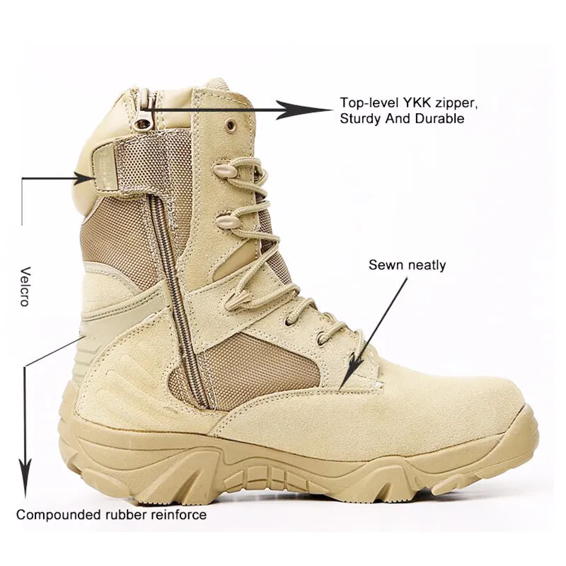 Men's Delta Mid Tactical Boots Light Duty Military Boots