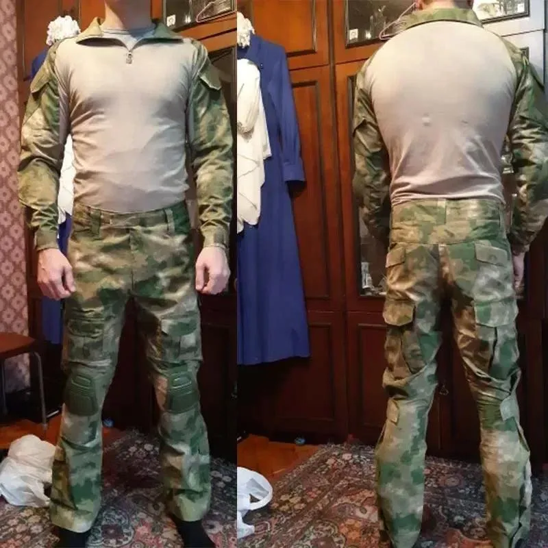 Men’s Tactical Camouflage Hunting, Airsoft, Paintball & Outdoor Uniform Suit