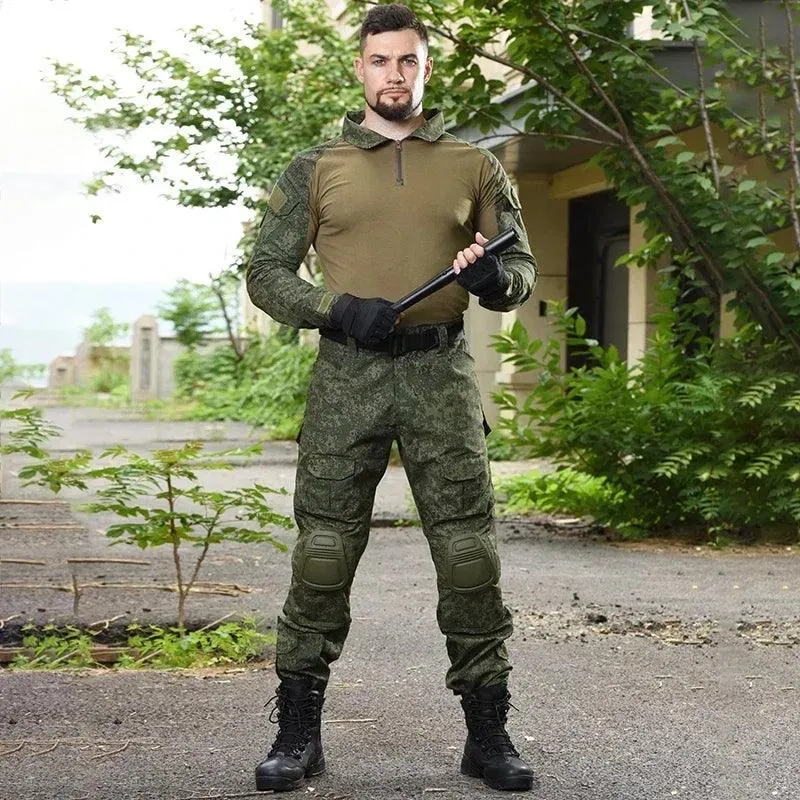 Men’s Tactical Camouflage Hunting, Airsoft, Paintball & Outdoor Uniform Suit