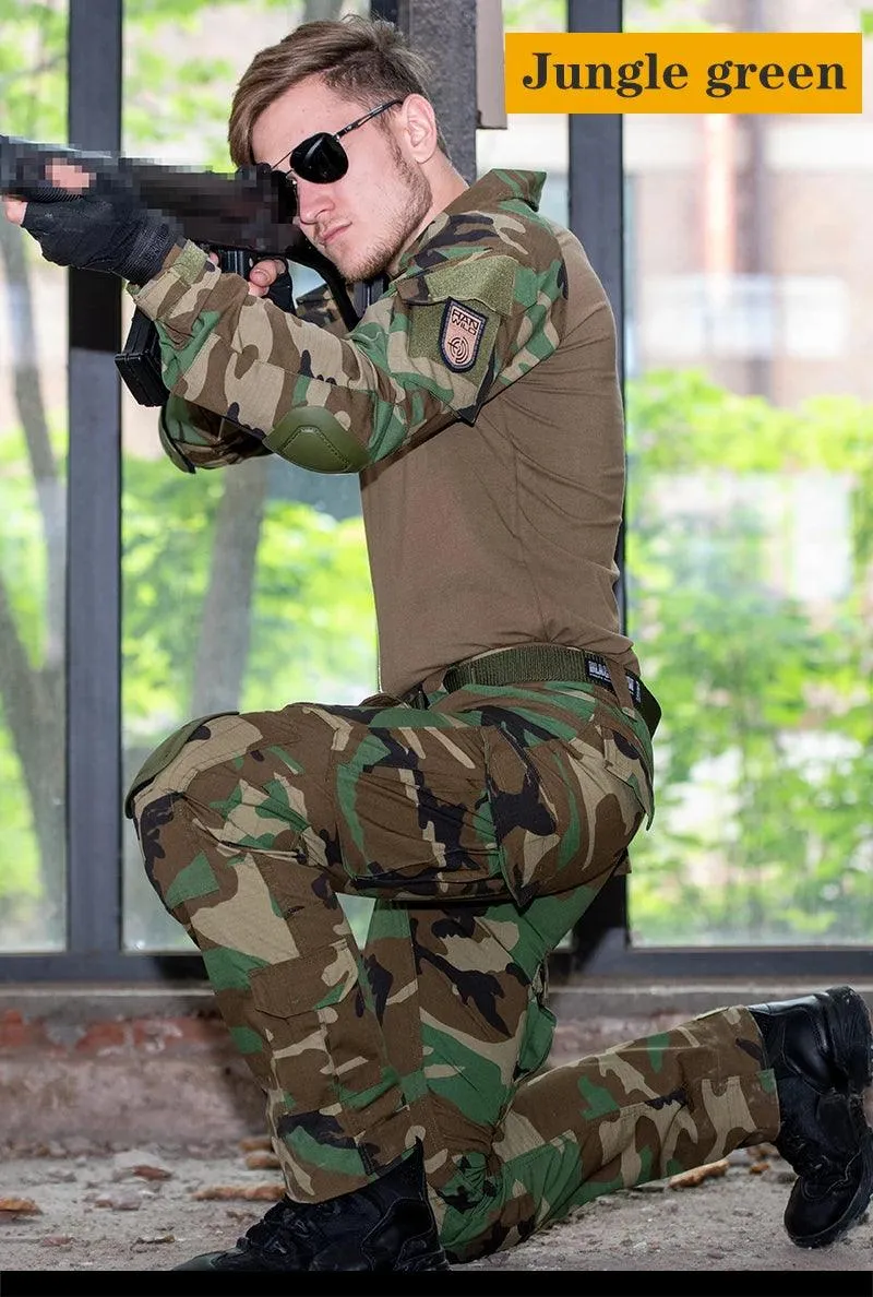 Men’s Tactical Camouflage Hunting, Airsoft, Paintball & Outdoor Uniform Suit