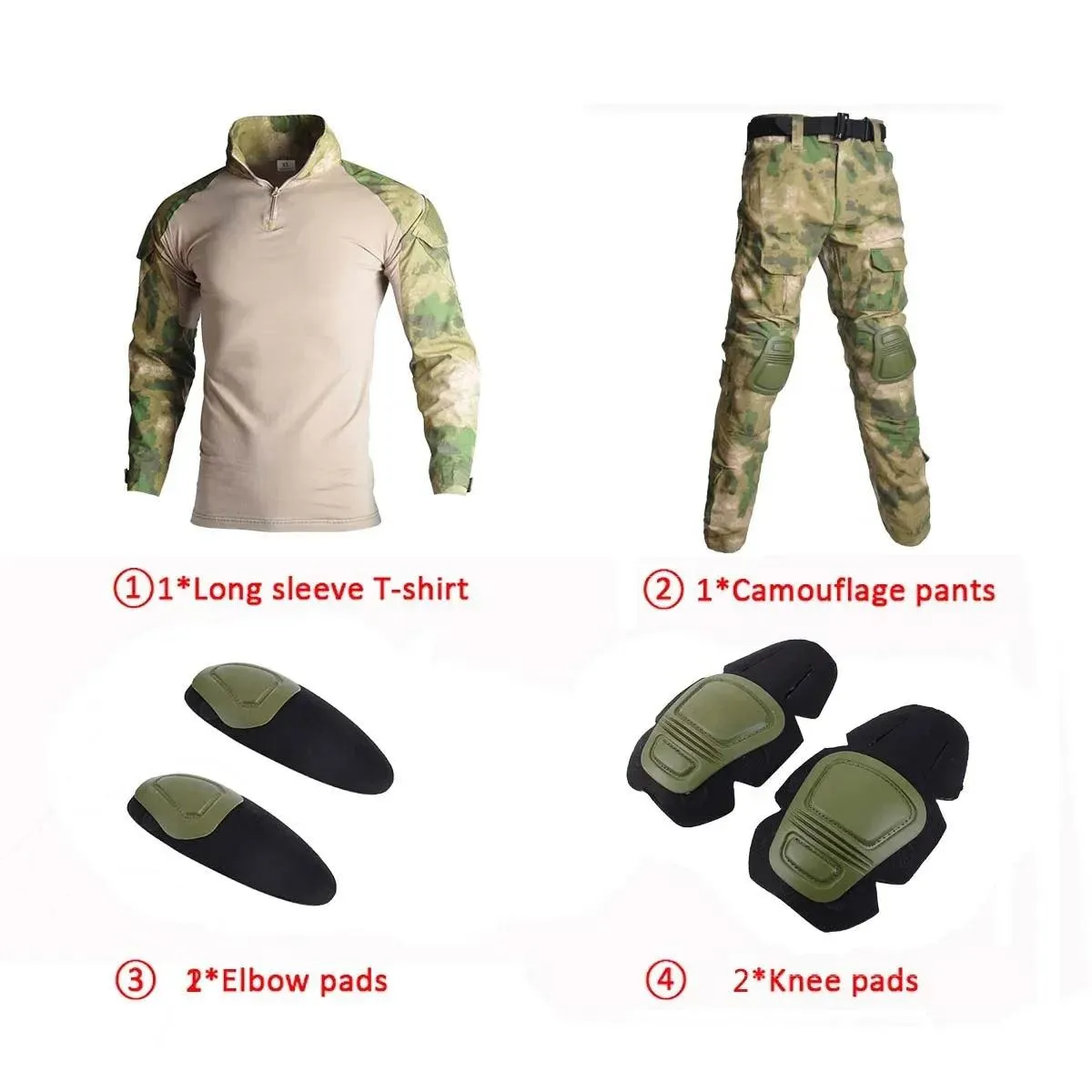 Men’s Tactical Camouflage Hunting, Airsoft, Paintball & Outdoor Uniform Suit
