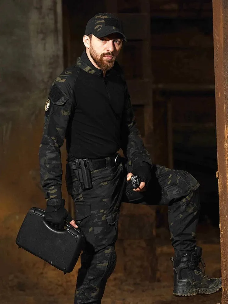Men’s Tactical Camouflage Hunting, Airsoft, Paintball & Outdoor Uniform Suit