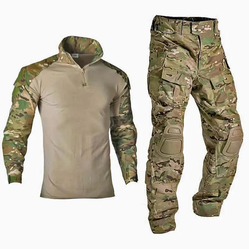Men’s Tactical Camouflage Hunting, Airsoft, Paintball & Outdoor Uniform Suit