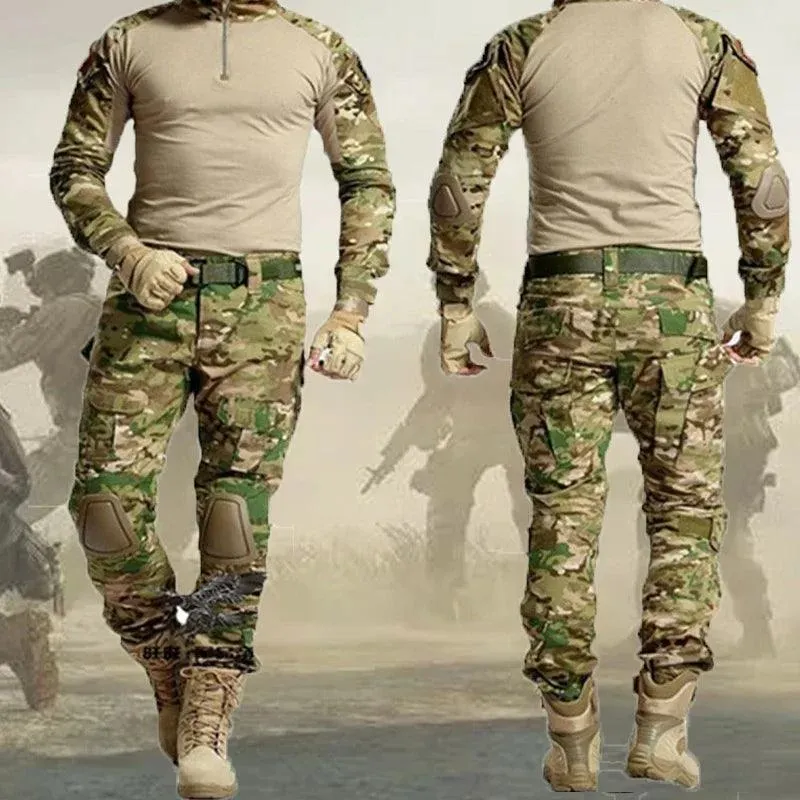 Men’s Tactical Camouflage Hunting, Airsoft, Paintball & Outdoor Uniform Suit