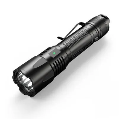 Military and Police High Lumen Tactical Flashlight - Rechargeable