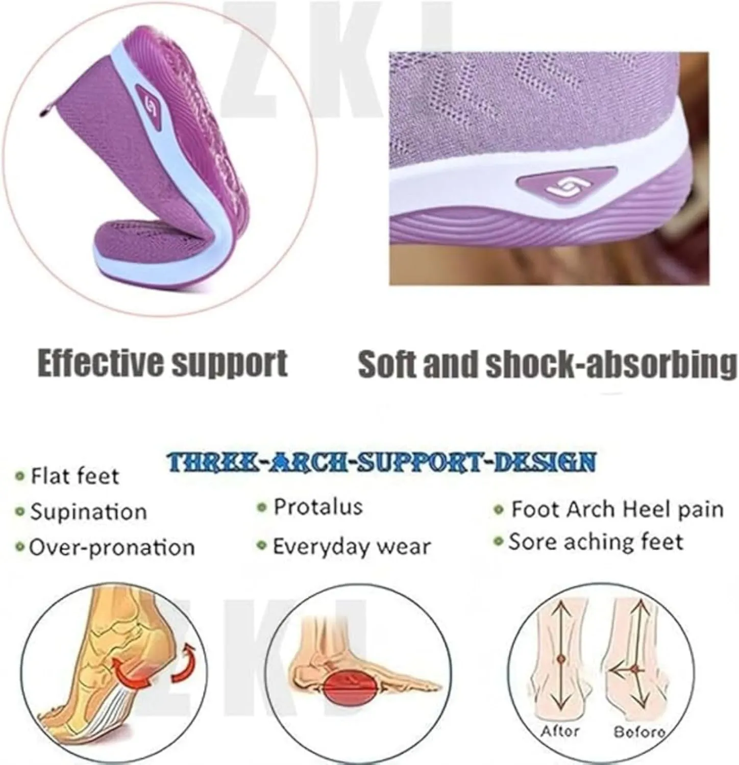 New Rayootd Orthopedic Shoes for Women, Women's Woven Orthopedic Breathable Soft Sole Shoes, for Foot Pain Relief