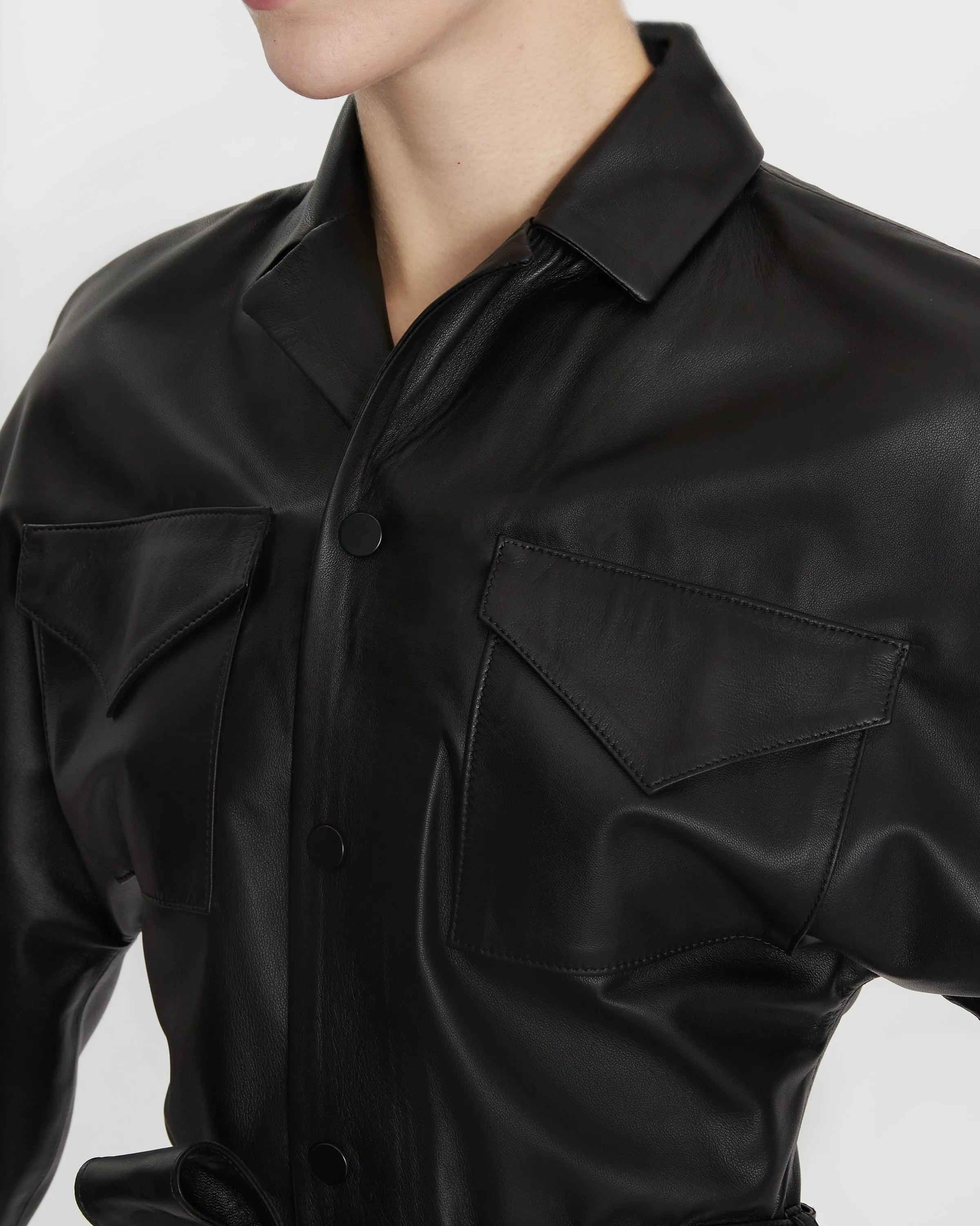 Ophelia CIRCLE SLEEVE JUMPSUIT - BLACK
