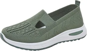 Orthopedic Shoes for Women 2025 New Women's Woven Womens Tennis Shoes Wide Width Brown Casual Shoes Shoes Sneakers Slip On Tennis Shoe White Loafers