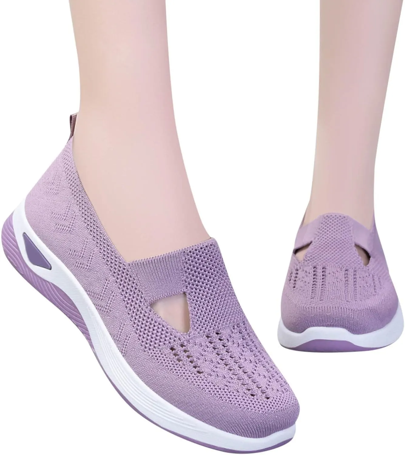 Orthopedic Shoes for Women 2025 New Women's Woven Womens Tennis Shoes Winter Ladies Shoes Casual Women's Fashion Sneakers Slip On Tennis Shoe Trainers Shoe