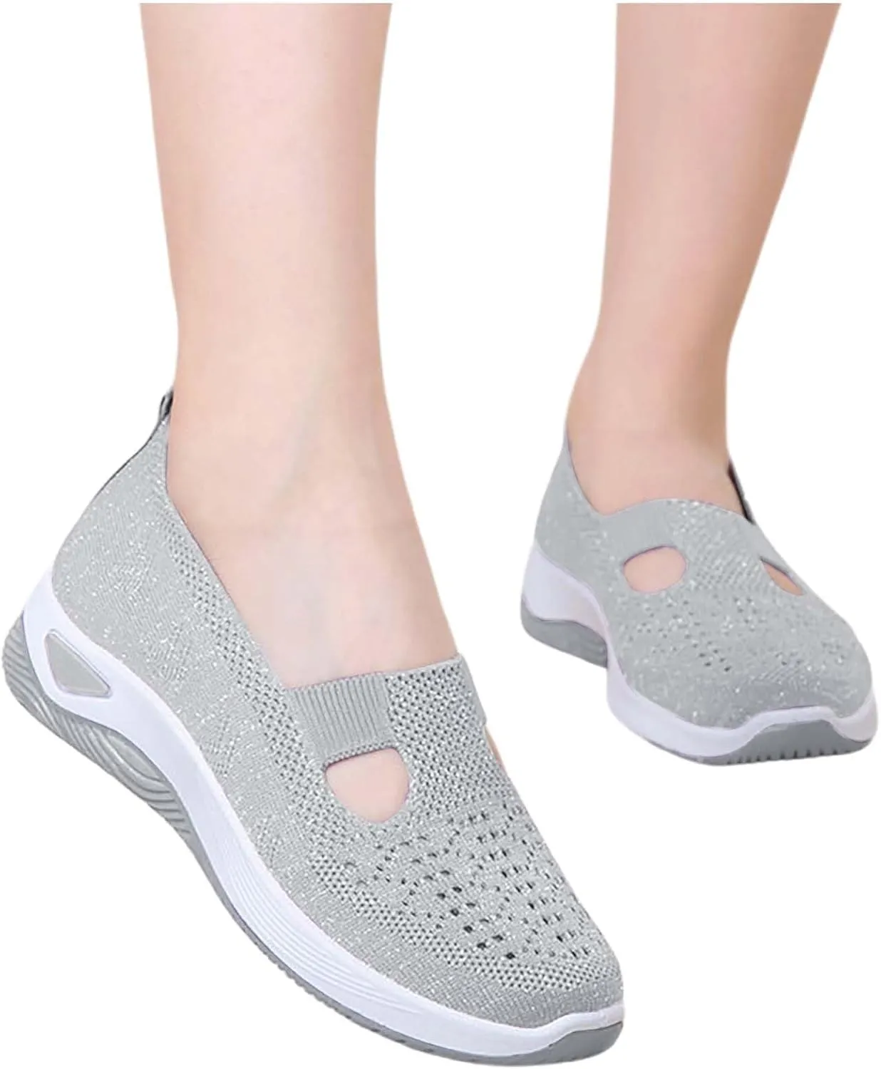 Orthopedic Shoes for Women Woven Orthopedic Running Shoes for Women Wide Feet Men's Casual Shoes Fashion Sneakers 2025 Platform Tennis Shoe White Loafers