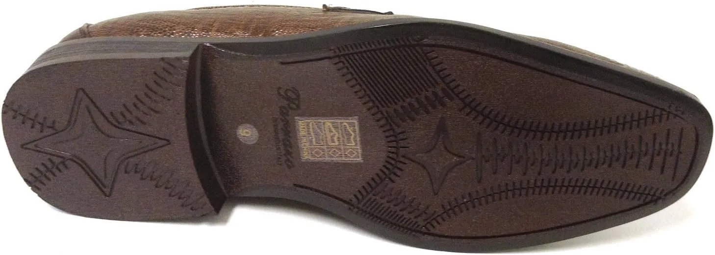 Pazzini Men's Dress Shoes Fashion Casual Loafers Slip on Italian Style Ostrich Lizard Snake Print