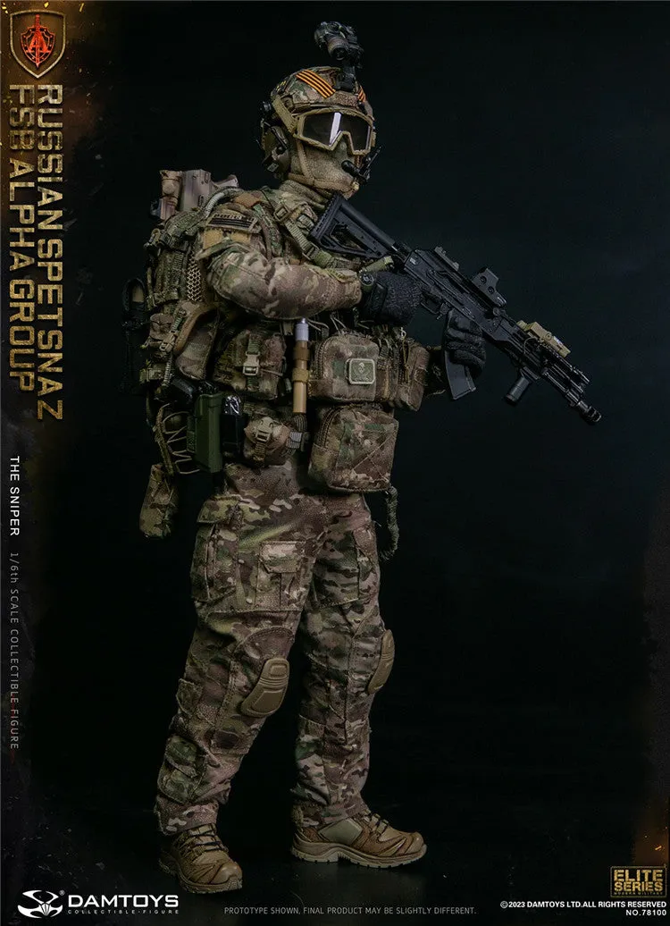 Pre-order 1/6 DAMTOYS 78100 RUSSIAN SPETSNAZ FSB ALPHA GROUP SNIPER