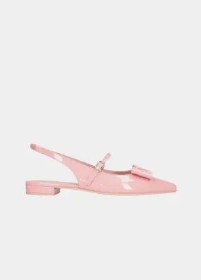 Pretty Ballerina Gorgeous Rose Pink Slingbacks