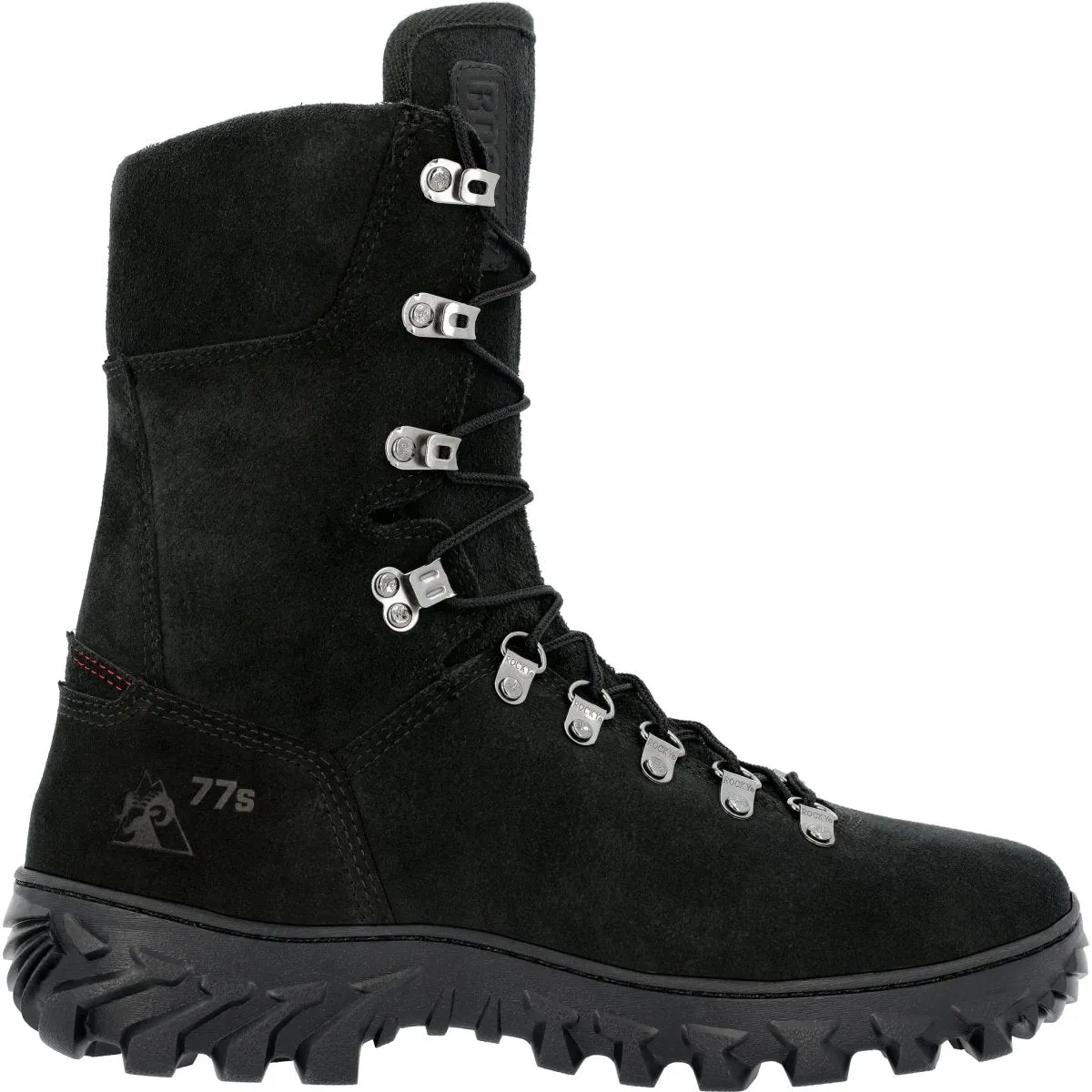 Rocky Code Red Men's Wildland 77's Fire Boots Rkd0117 In Black
