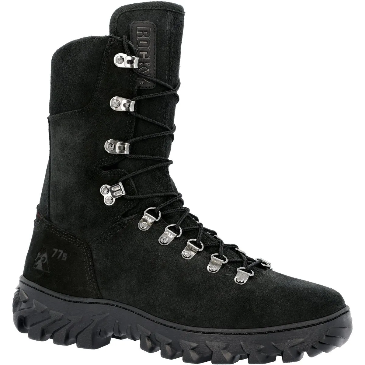 Rocky Code Red Men's Wildland 77's Fire Boots Rkd0117 In Black
