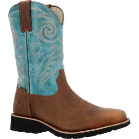 Rocky Monocrepe Men's 12” Waterproof Western Boots Rkw0441 In Blue